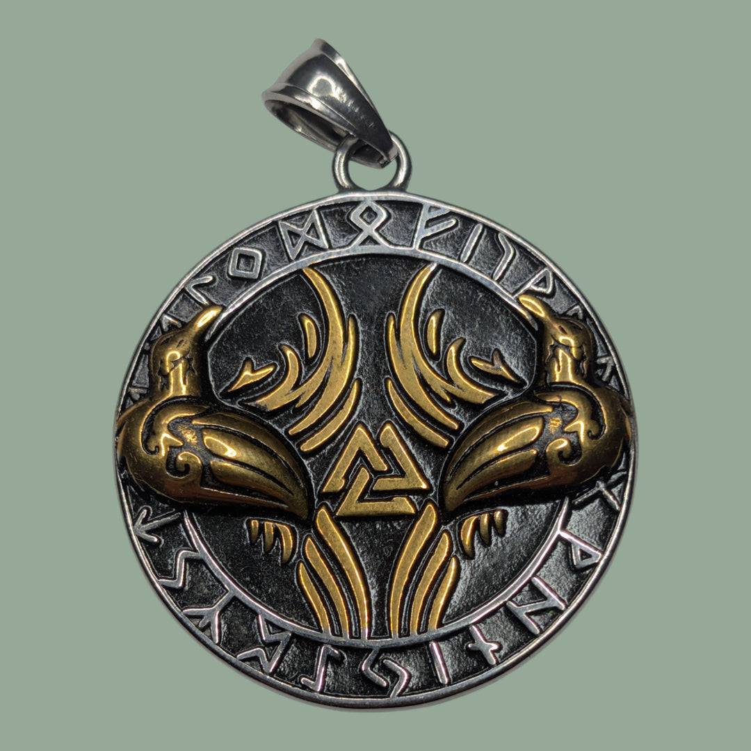 Runenkreis mit Valknut