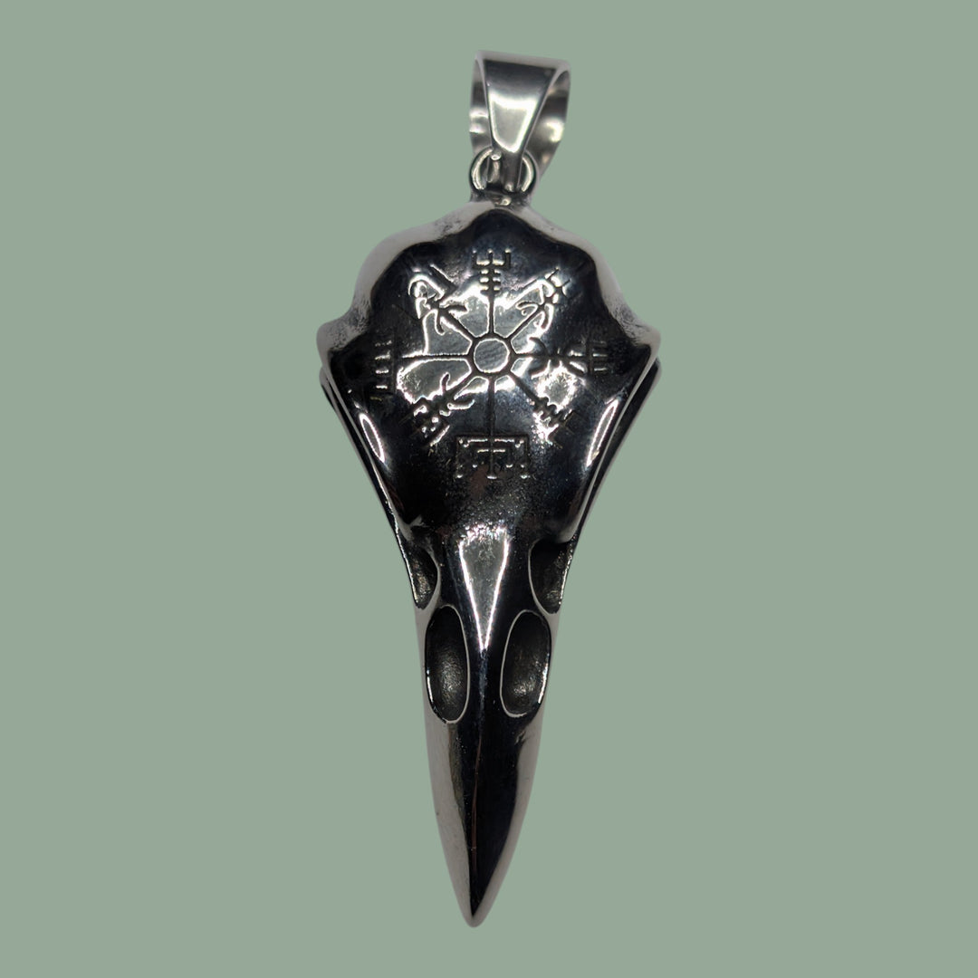 Rabenschädel mit Vegvisir