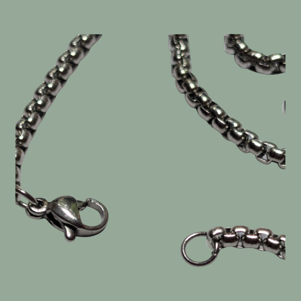 Edelstahl-Halskette (3mm)