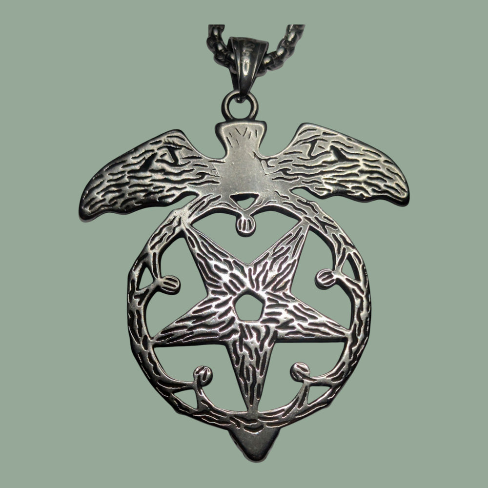 Pentagramm mit Fledermaus