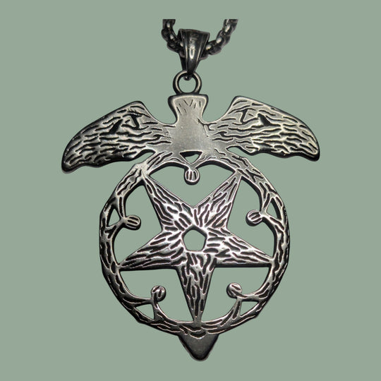 Pentagramm mit Fledermaus