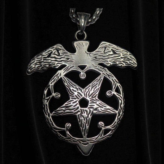 Pentagramm mit Fledermaus