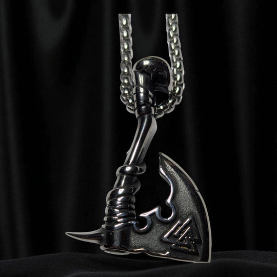 Wikinger-Axt mit Valknut