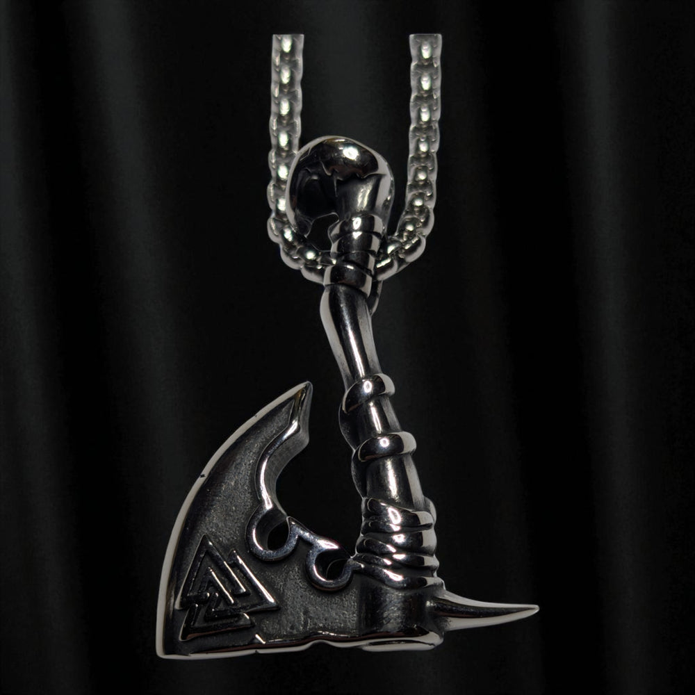 Wikinger-Axt mit Valknut