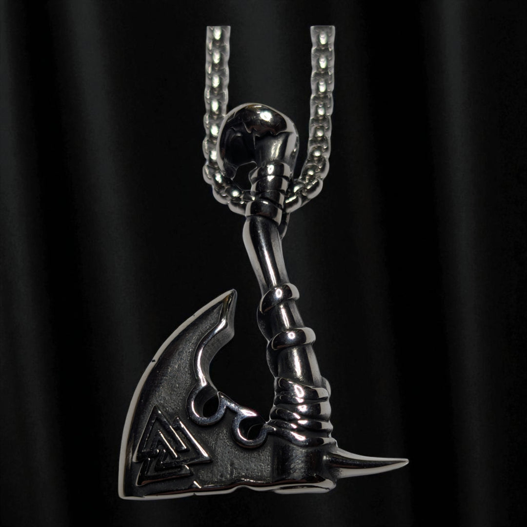 Wikinger-Axt mit Valknut