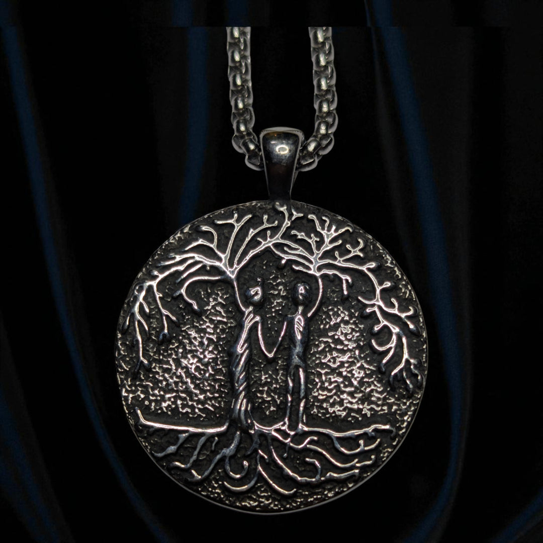 Yggdrasil mit Ask und Embla