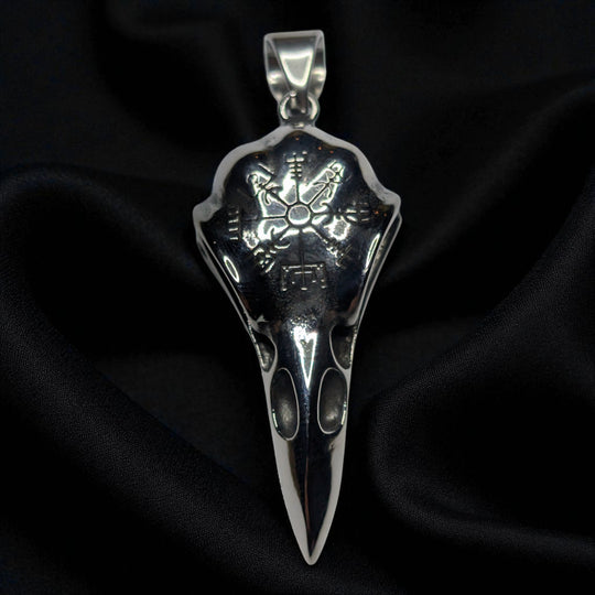 Rabenschädel mit Vegvisir