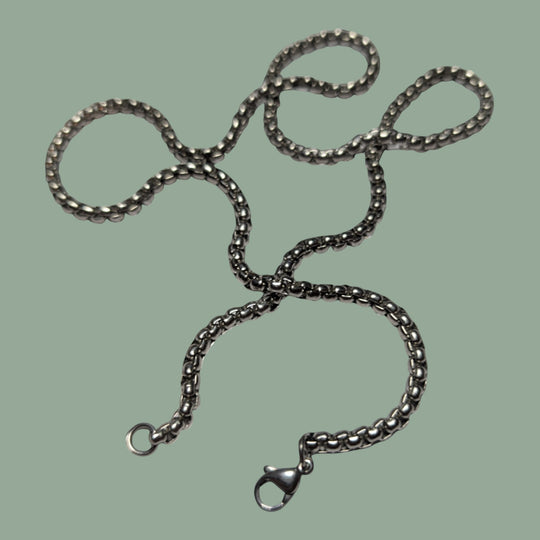 Edelstahl-Halskette (4mm)