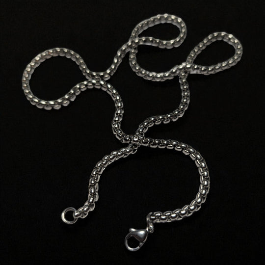 Edelstahl-Halskette (4mm)