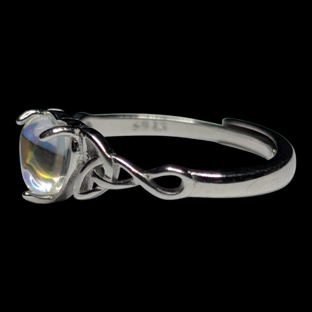 925 Silberring in Herzform – Individuell anpassbar