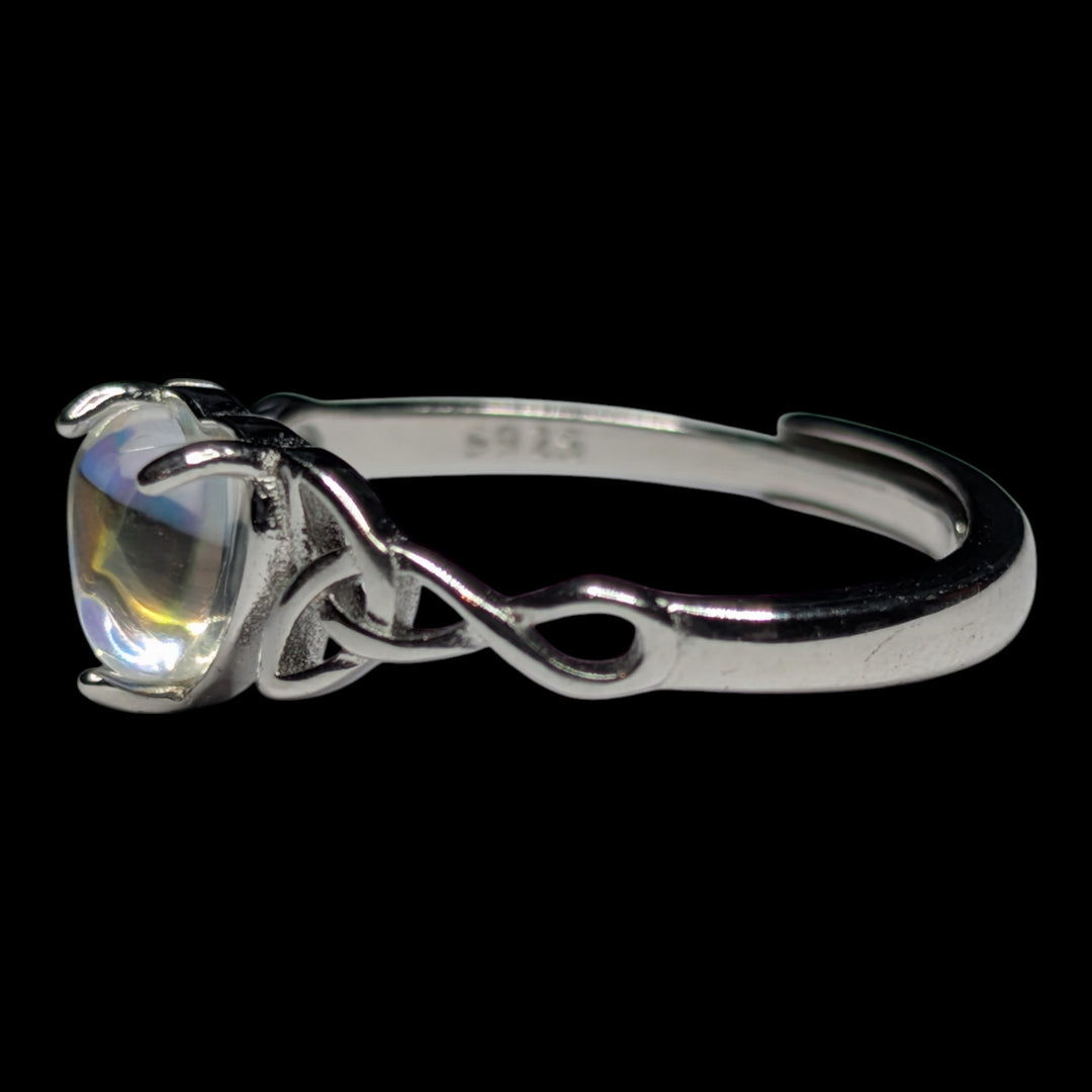 925 Silberring in Herzform – Individuell anpassbar