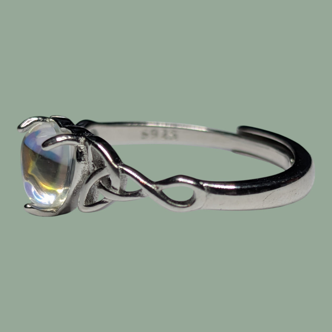 925 Silberring in Herzform – Individuell anpassbar