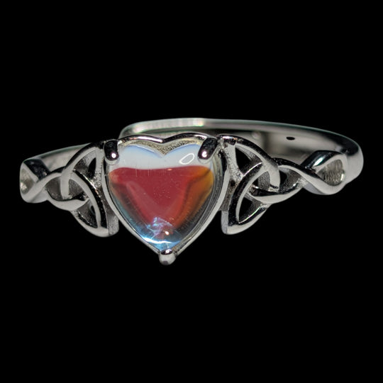 925 Silberring in Herzform – Individuell anpassbar