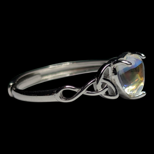 925 Silberring in Herzform – Individuell anpassbar