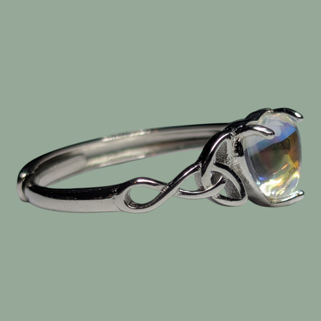 925 Silberring in Herzform – Individuell anpassbar