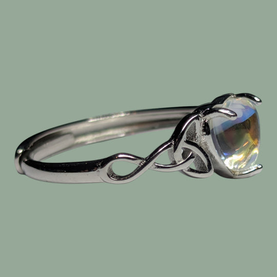 925 Silberring in Herzform – Individuell anpassbar