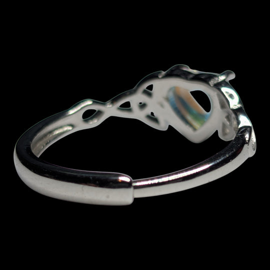 925 Silberring in Herzform – Individuell anpassbar