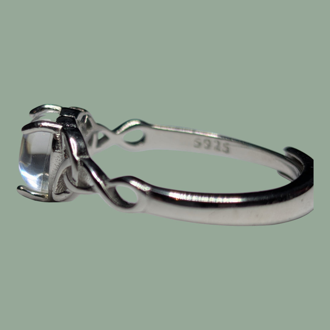 925 Silberring in Herzform – Individuell anpassbar