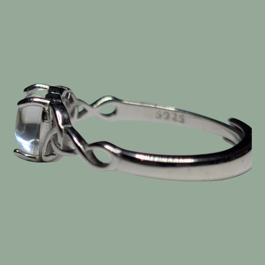 925 Silberring in Herzform – Individuell anpassbar