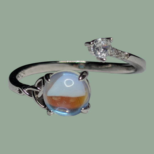 925 Silberring in Kugelform – Individuell anpassbar