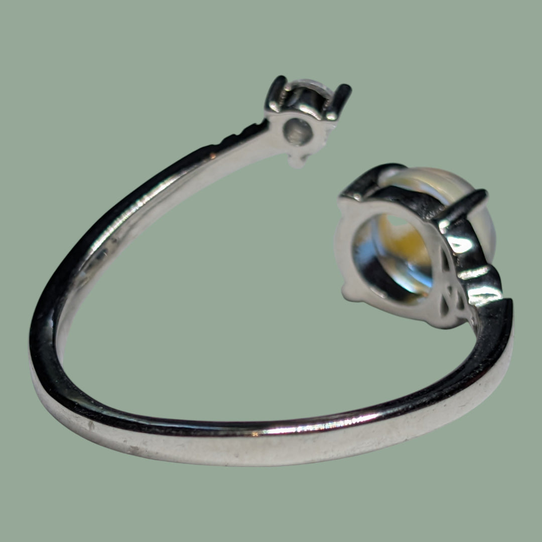 925 Silberring in Kugelform – Individuell anpassbar
