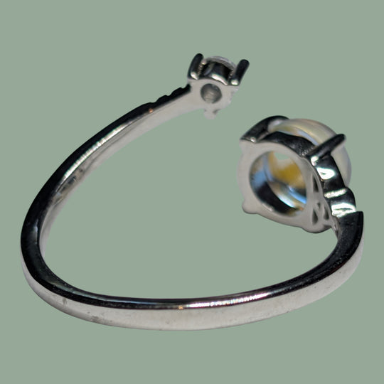 925 Silberring in Kugelform – Individuell anpassbar