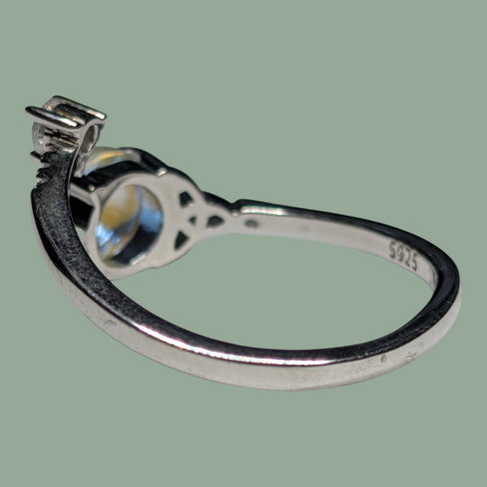 925 Silberring in Kugelform – Individuell anpassbar