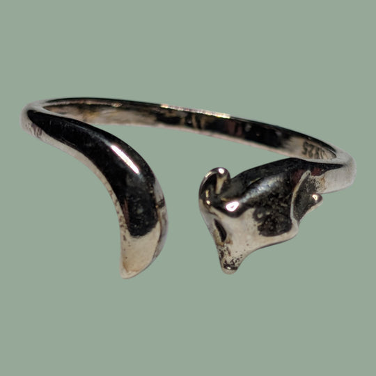 925 Silberring in Erdmännchen-Form – Individuell anpassbar