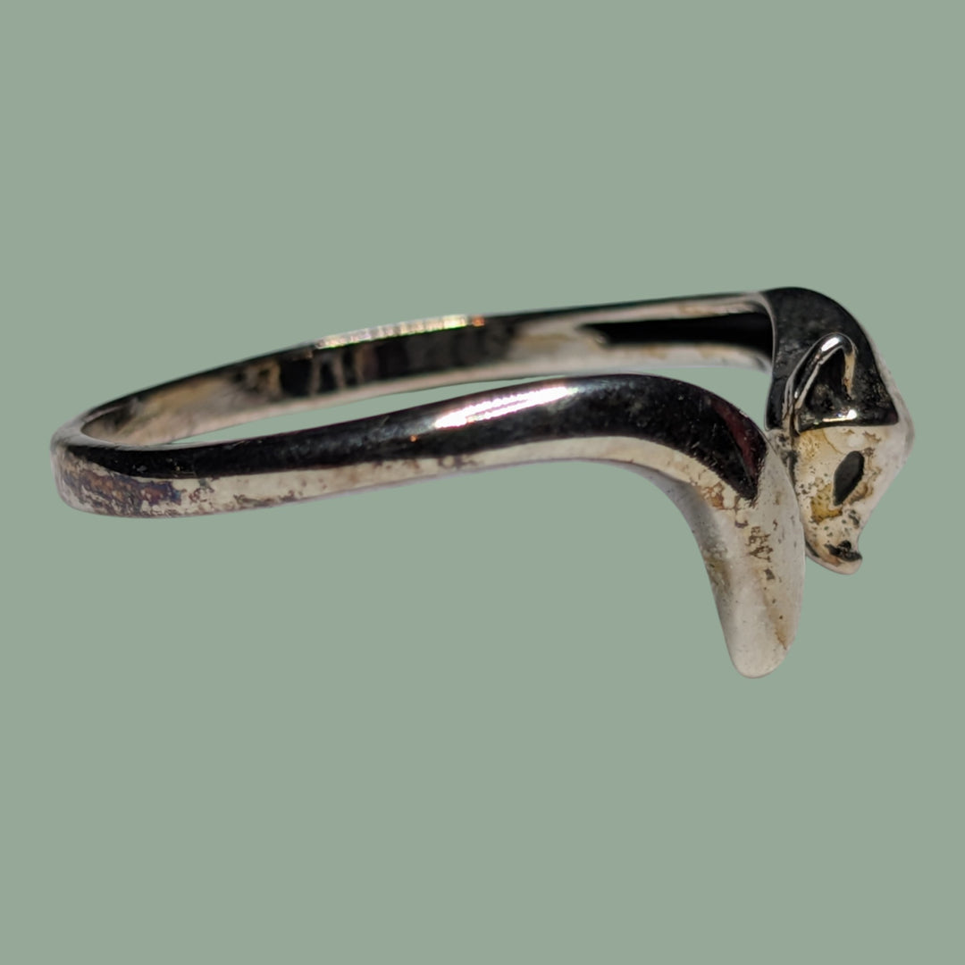 925 Silberring in Erdmännchen-Form – Individuell anpassbar