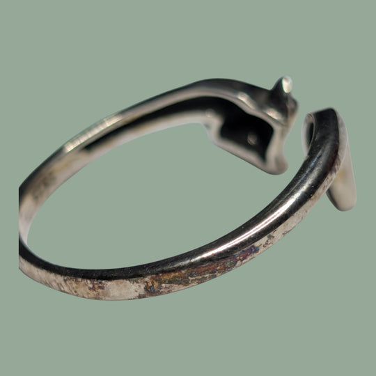 925 Silberring in Erdmännchen-Form – Individuell anpassbar