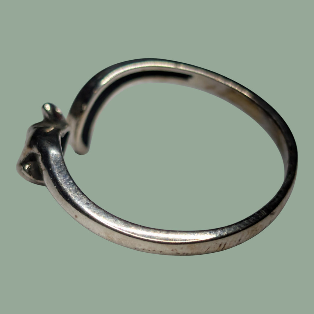 925 Silberring in Erdmännchen-Form – Individuell anpassbar