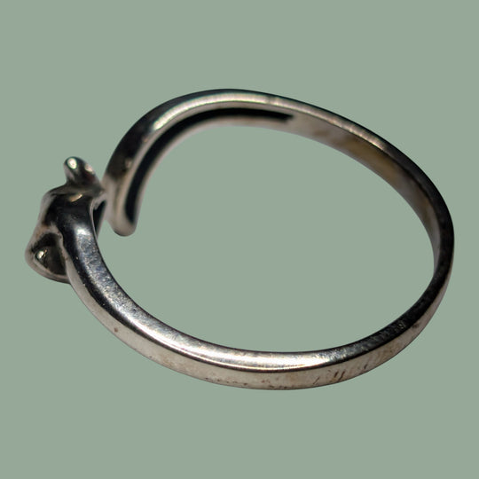 925 Silberring in Erdmännchen-Form – Individuell anpassbar