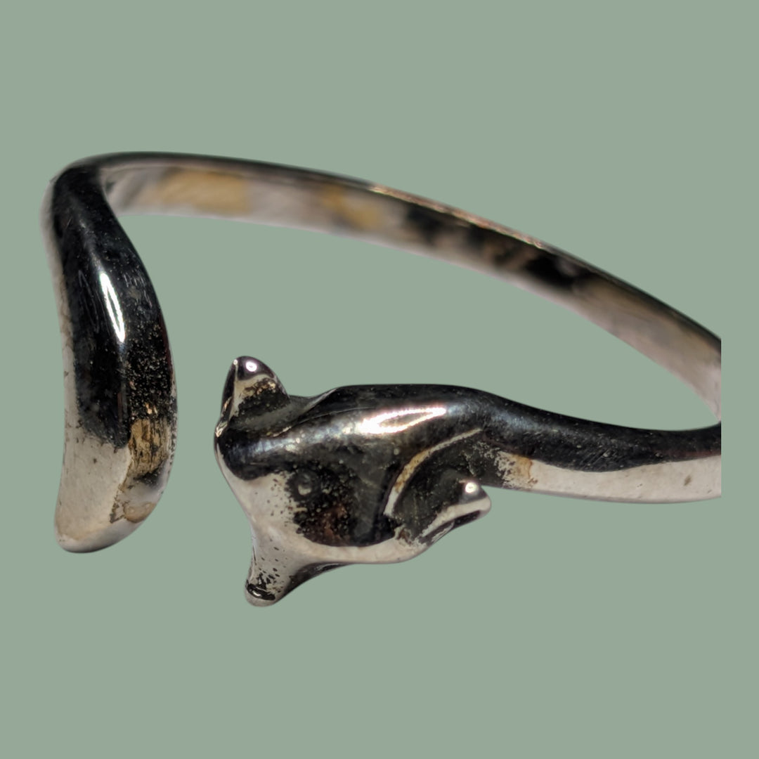 925 Silberring in Erdmännchen-Form – Individuell anpassbar