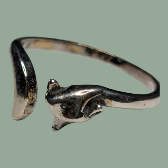925 Silberring in Erdmännchen-Form – Individuell anpassbar