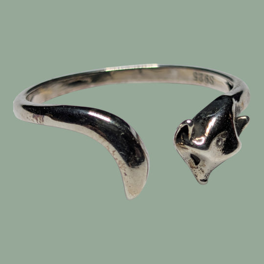 925 Silberring in Erdmännchen-Form – Individuell anpassbar
