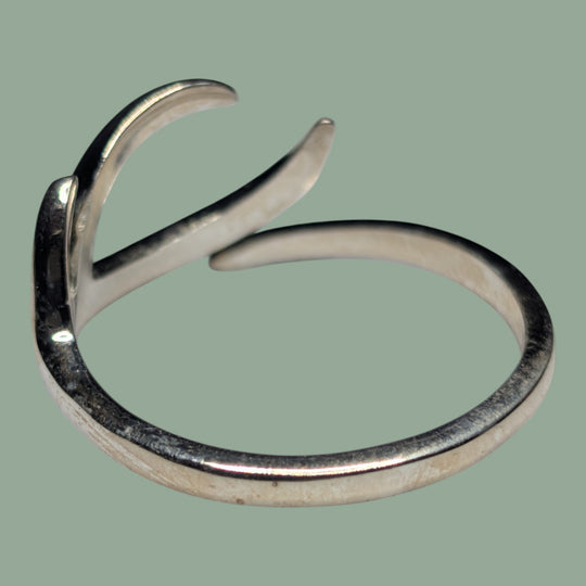 925 Silberring Geweih Form – Individuell anpassbar
