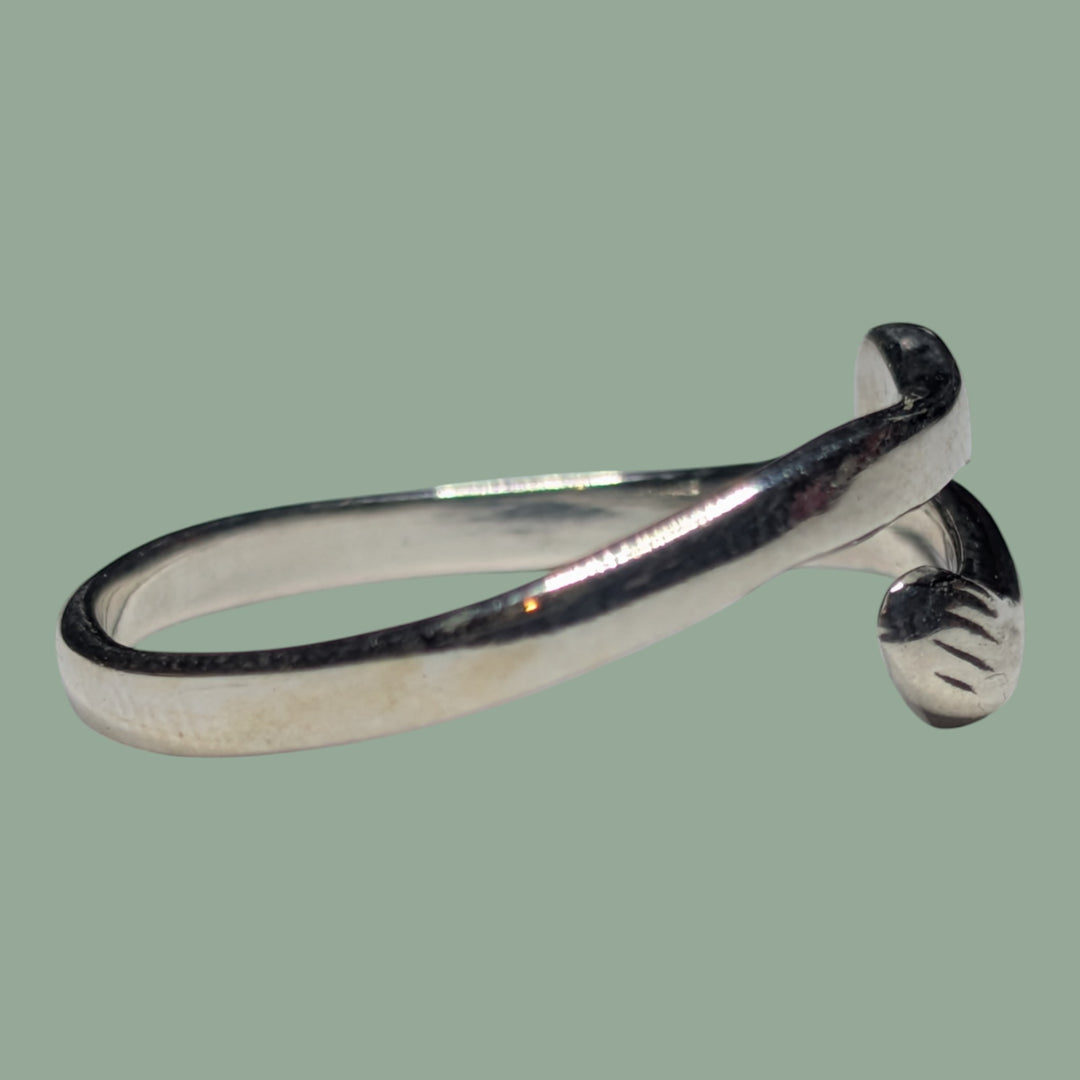 925 Silberring Pfoten Form