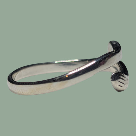 925 Silberring Pfoten Form