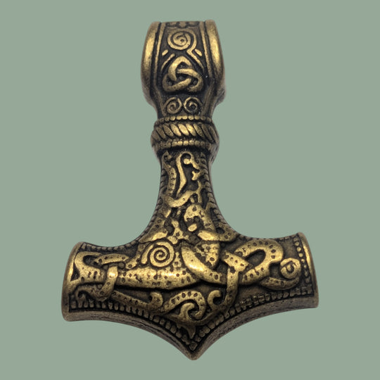 Thors Hammer – Bronze farben