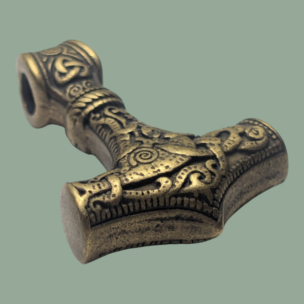 Thors Hammer – Bronze farben
