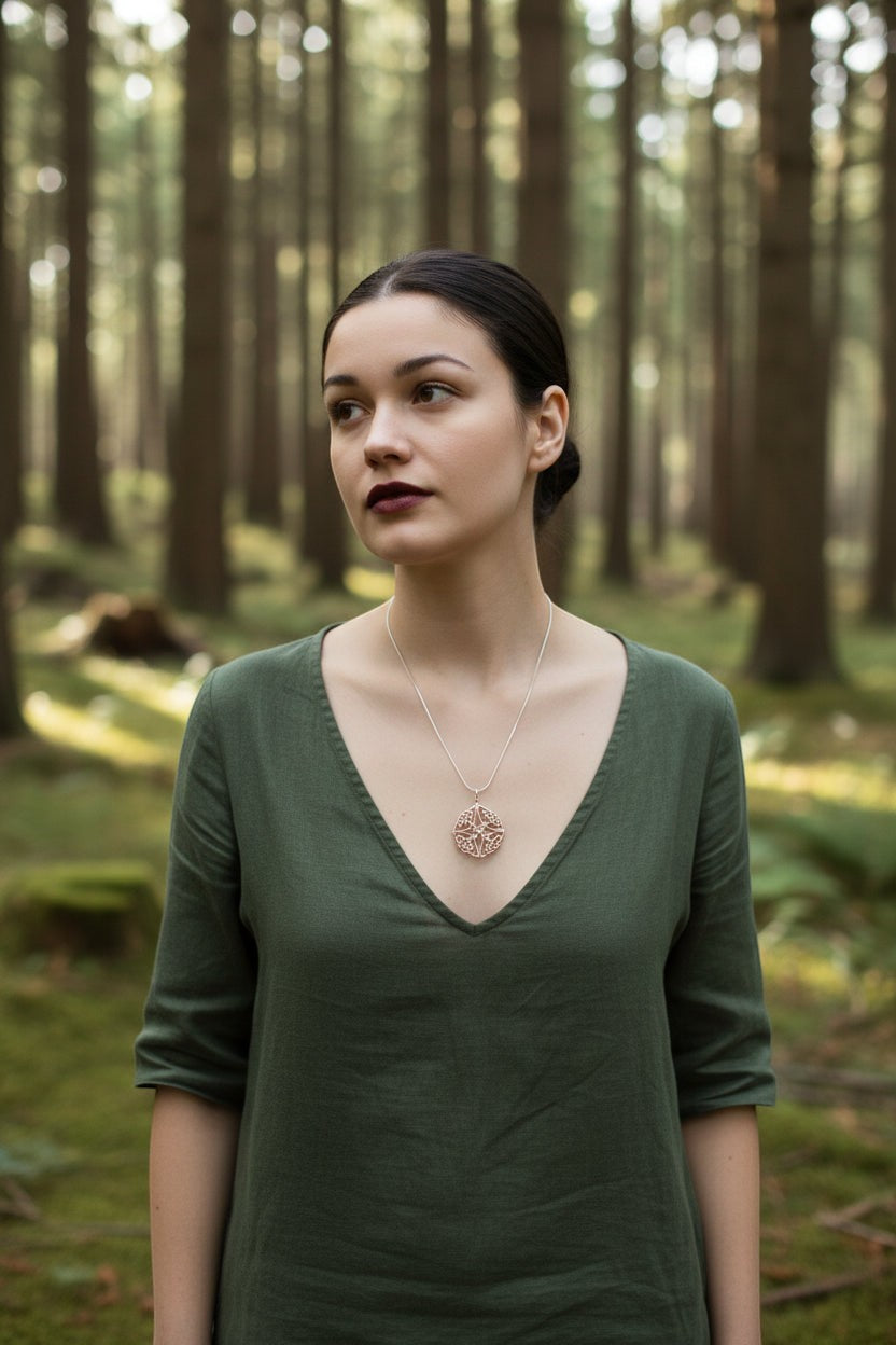 Ambiente-Ansicht des Keltischer Knoten Anhänger von Sinnikäs®.