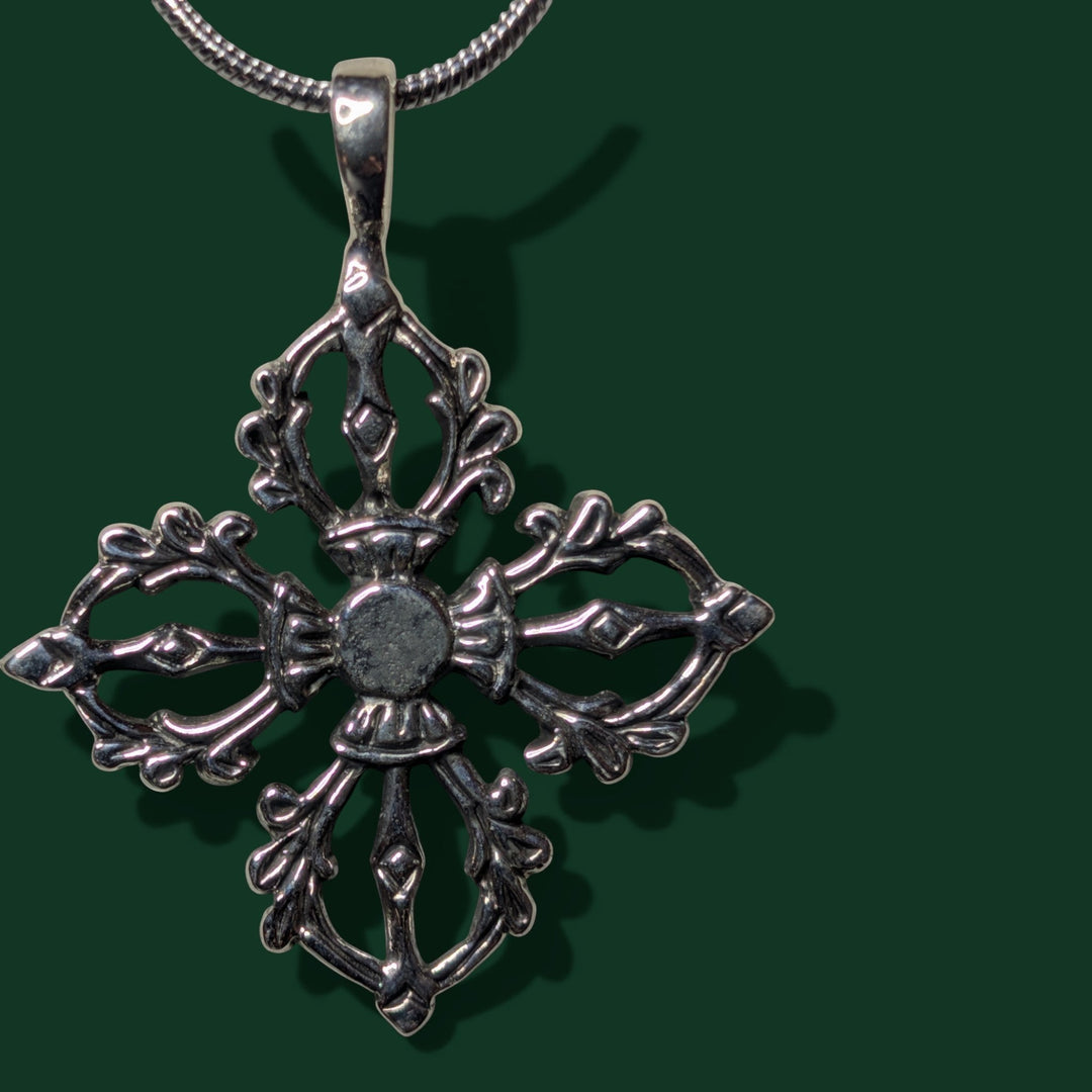 Stilvolle Geschenkidee: Rustikaler Geometrisch Anhänger aus 925er Silber für Damen (Filigran) aus bestem 925er Silber für einen besonderen Menschen.