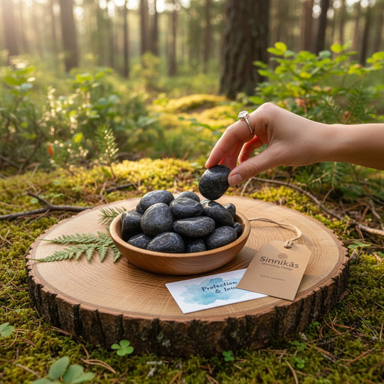 Ambiente-Ansicht des Iolith Heilsteins von Sinnikäs®.