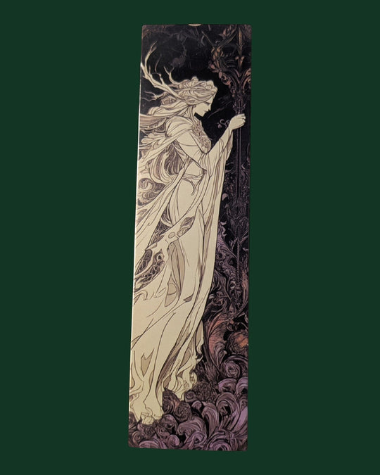 Detailansicht des Lesezeichens aus der Kollektion Hexen, Motiv 10.