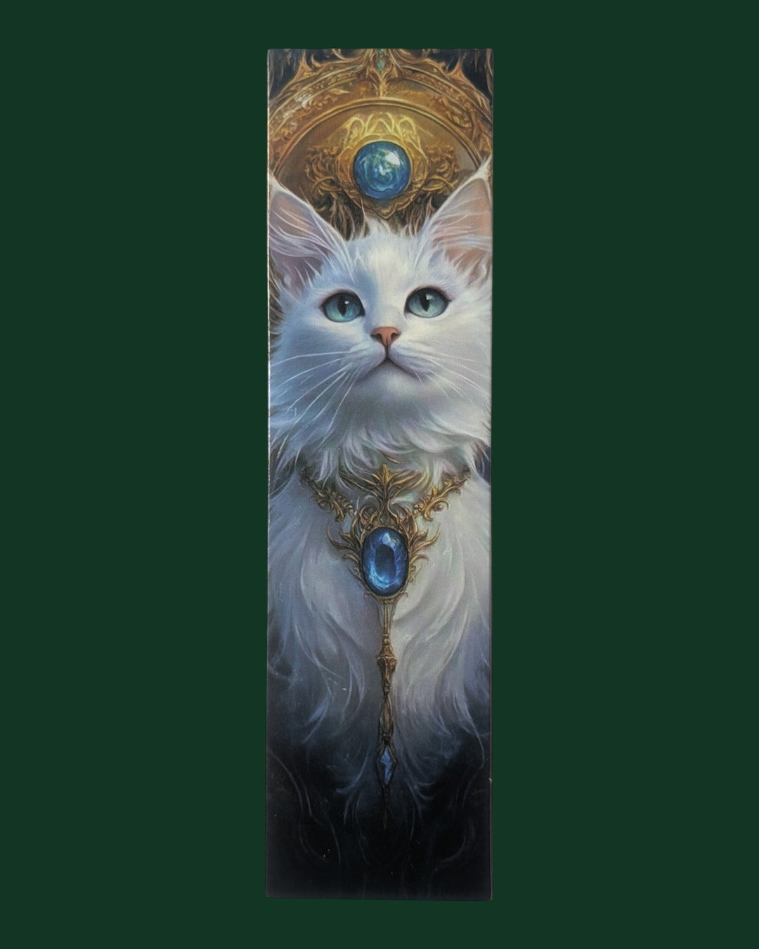 Detailaufnahme Lesezeichen mit Katzen Motiv (Variante 10) aus stabiler Premium-Pappe - Hochwertiges Buchzubehör und edles Geschenk für Leseratten.