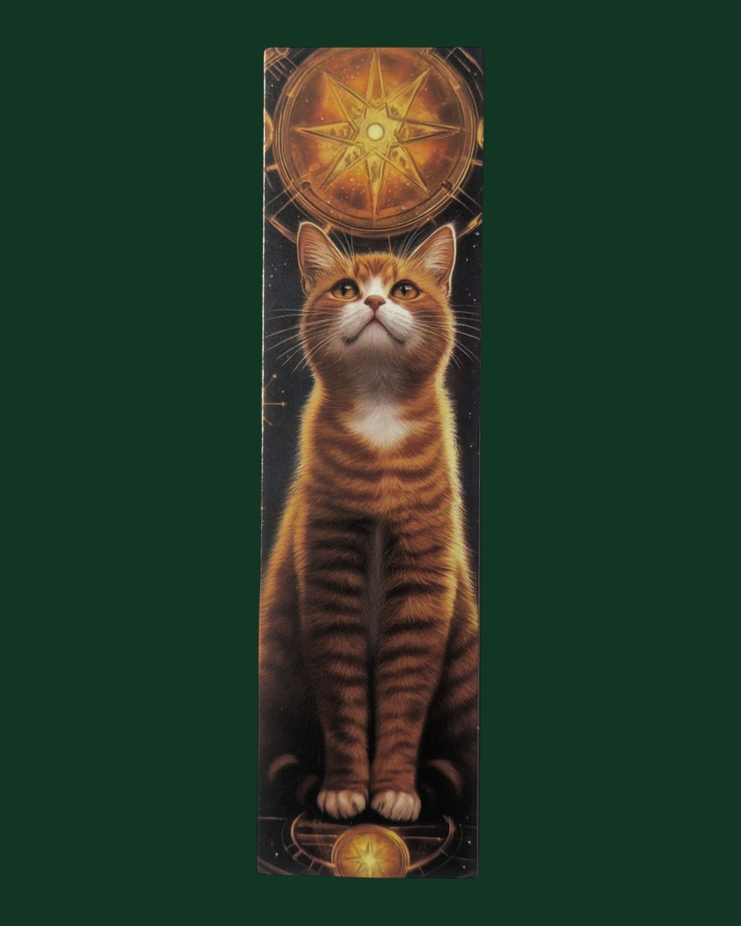 Detailaufnahme Lesezeichen mit Katzen Motiv (Variante 22) aus stabiler Premium-Pappe - Hochwertiges Buchzubehör und edles Geschenk für Leseratten.