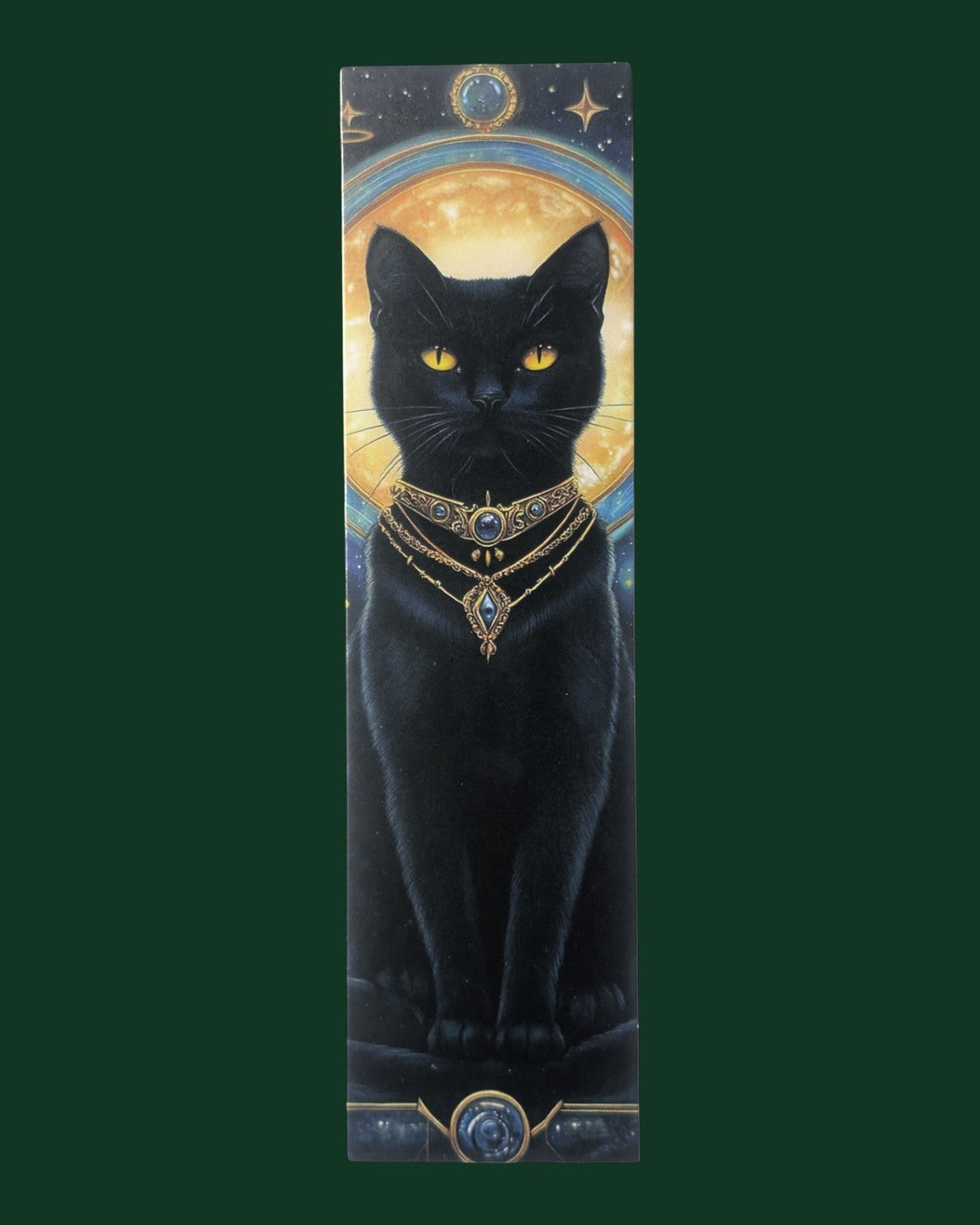 Detailaufnahme Lesezeichen mit Katzen Motiv (Variante 24) aus stabiler Premium-Pappe - Hochwertiges Buchzubehör und edles Geschenk für Leseratten.