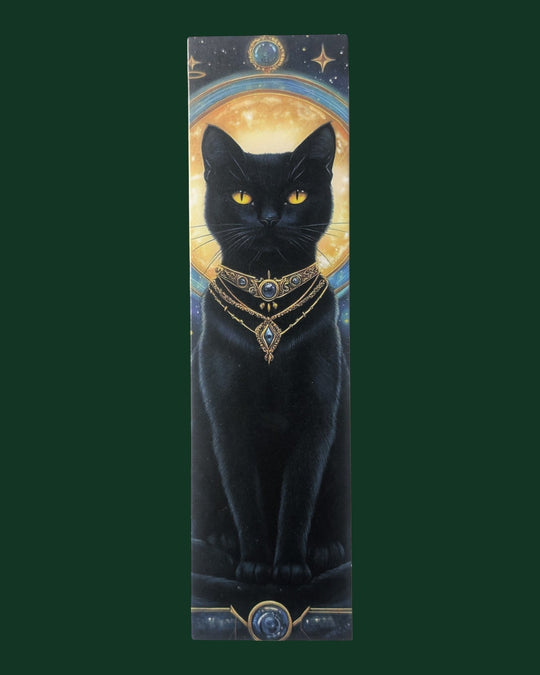 Detailaufnahme Lesezeichen mit Katzen Motiv (Variante 24) aus stabiler Premium-Pappe - Hochwertiges Buchzubehör und edles Geschenk für Leseratten.