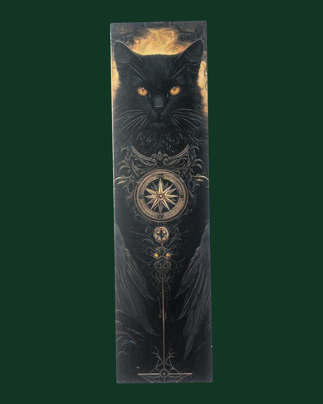 Detailaufnahme Lesezeichen mit Katzen Motiv (Variante 29) aus stabiler Premium-Pappe - Hochwertiges Buchzubehör und edles Geschenk für Leseratten.