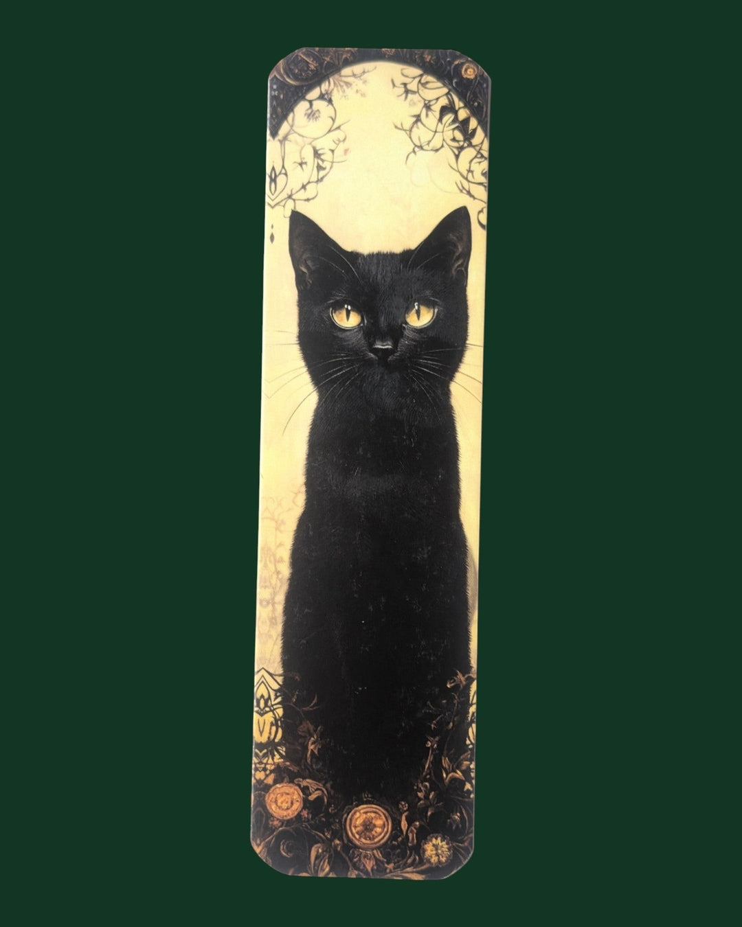 Detailaufnahme Lesezeichen mit Katzen Motiv (Variante 31) aus stabiler Premium-Pappe - Hochwertiges Buchzubehör und edles Geschenk für Leseratten.